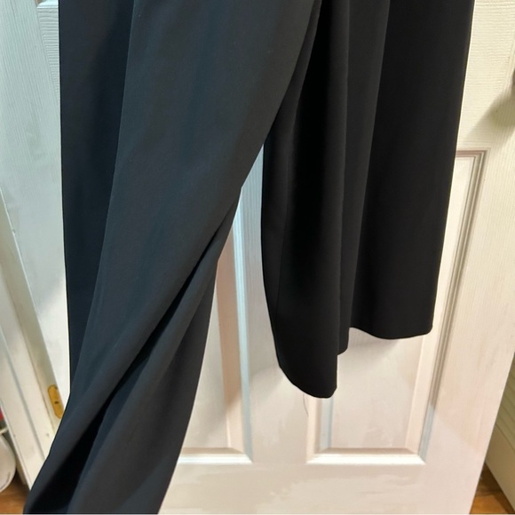 Alice + Olivia Black Lace Jumpsuit Wedding Guest Dress Formal Sexy Wide Leg Sz 8 - Picture 6 of 15